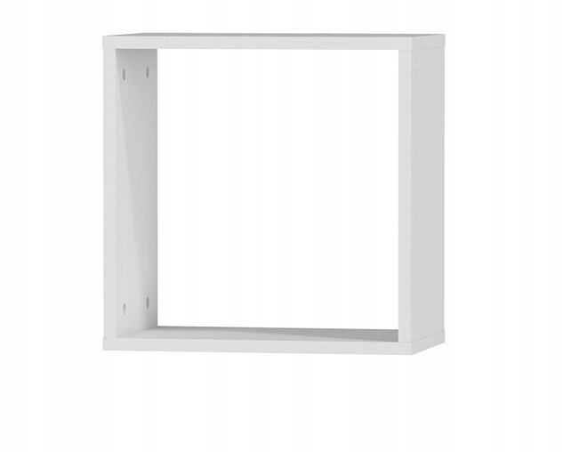 meble półka biała mała 40 wisząca Alaska BRP3C