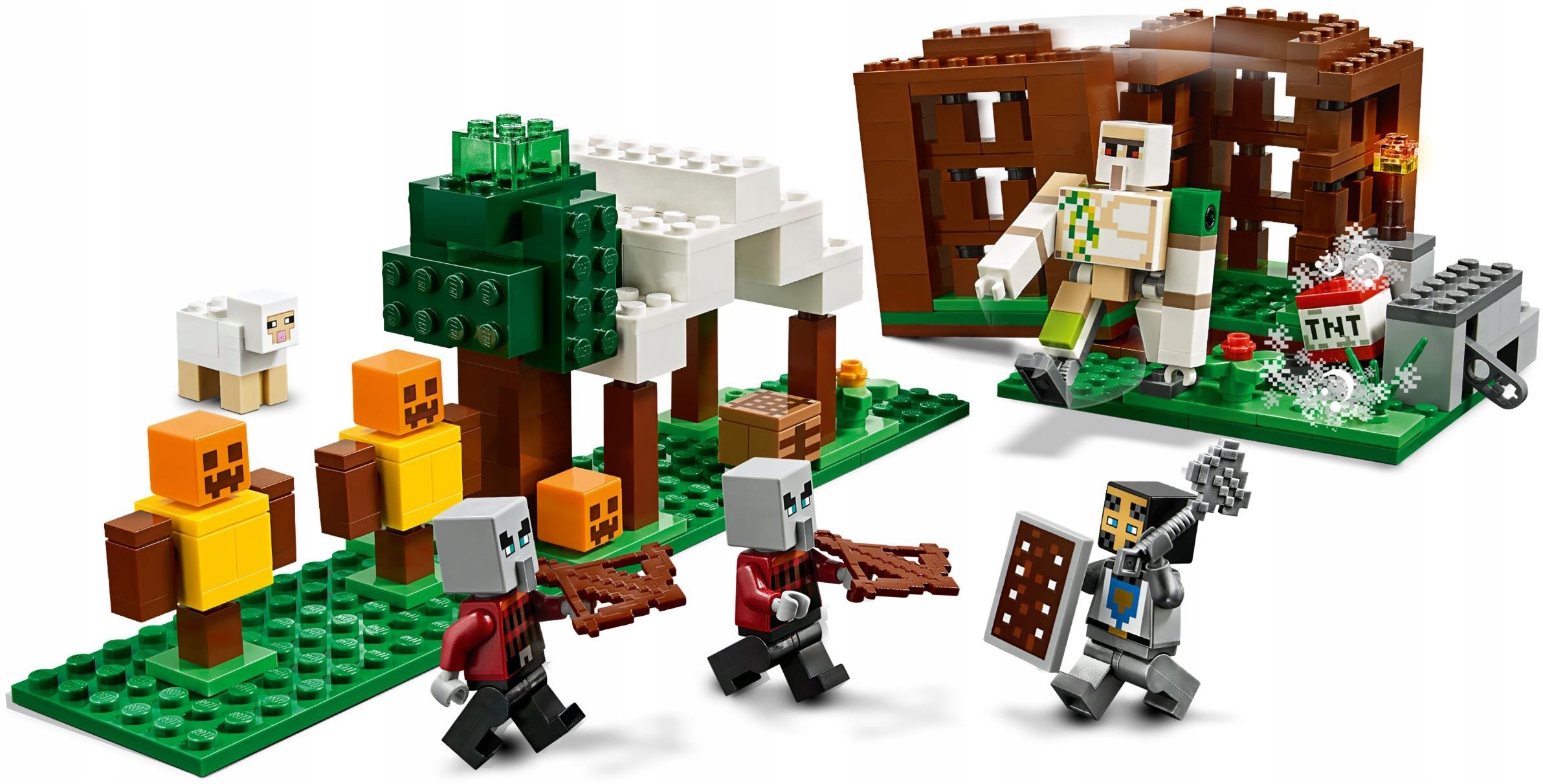 LEGO MINECRAFT 21159 KRYJÓWKA ROZBÓJNIKÓW GOLEM Marka LEGO
