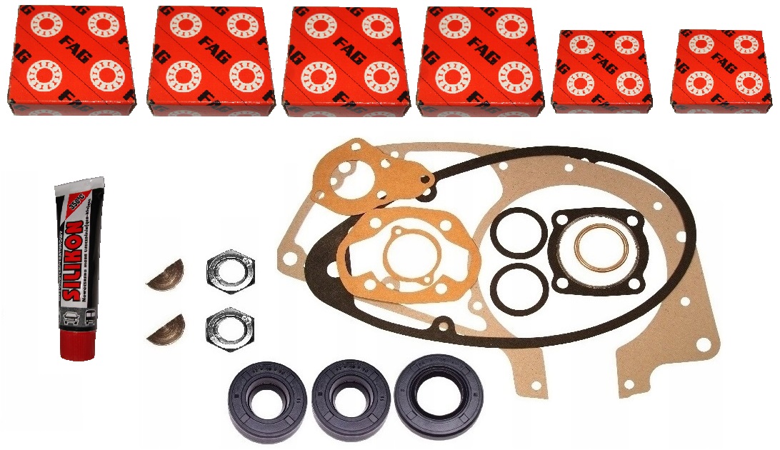 

Wsk 125 Łożyska Uszczelniacze Uszczelki Fag Niemcy