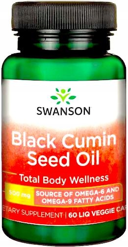 

Swanson Olej z Czarnuszki Czarny kmin 500mg 60kaps