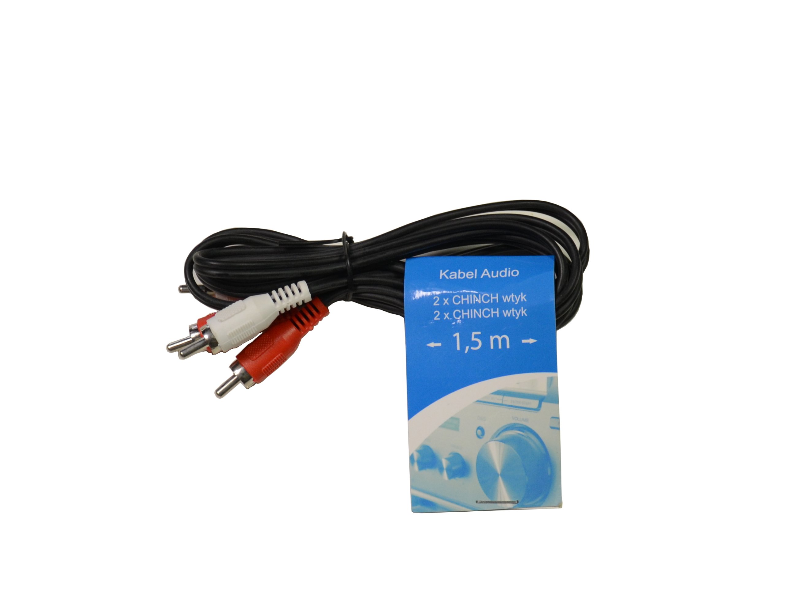 

Kabel Przewód Audio 2xRCA-2xRCA Cinch 1,5m