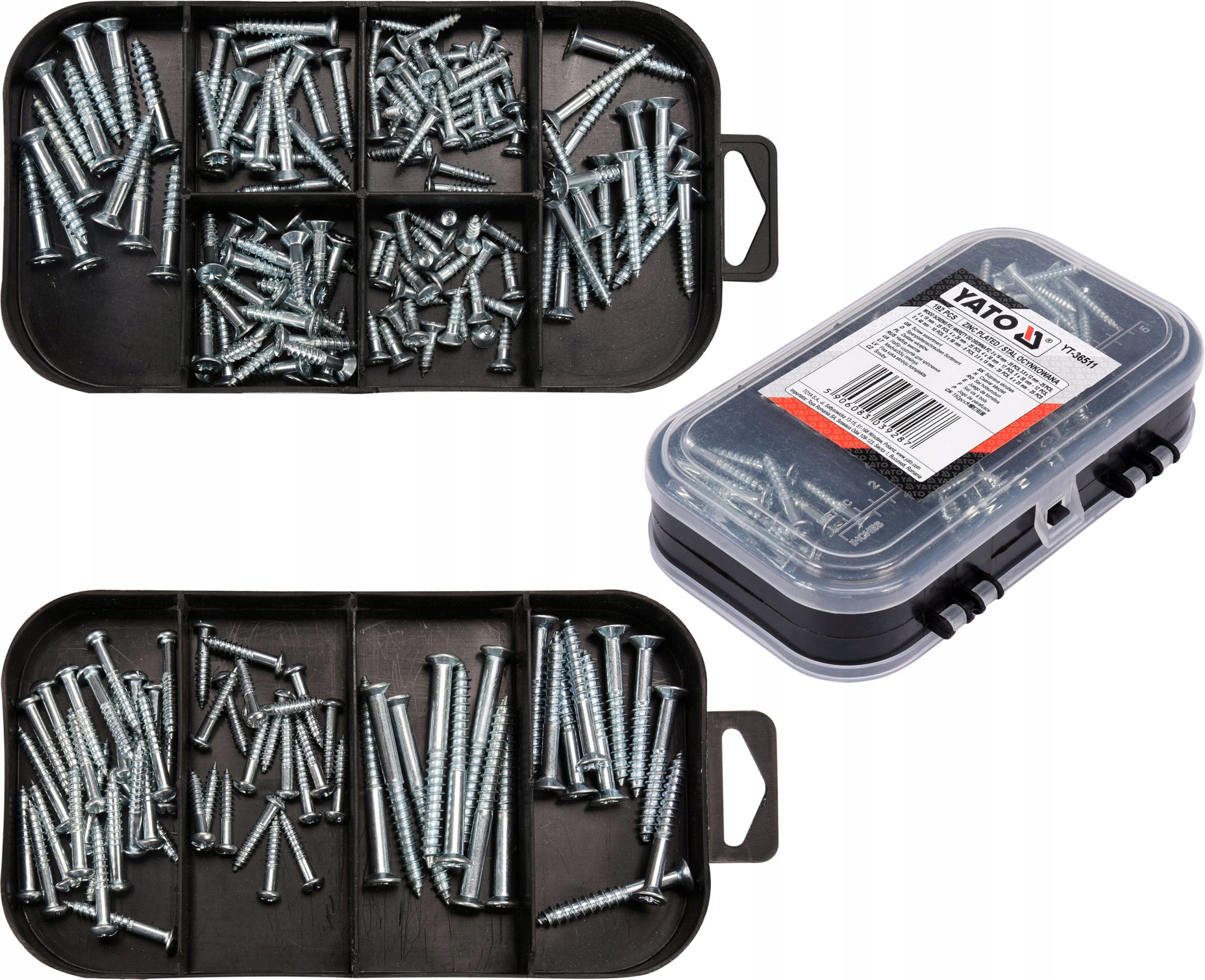 

Yato Wkręty Do Drewna Zestaw 192szt.