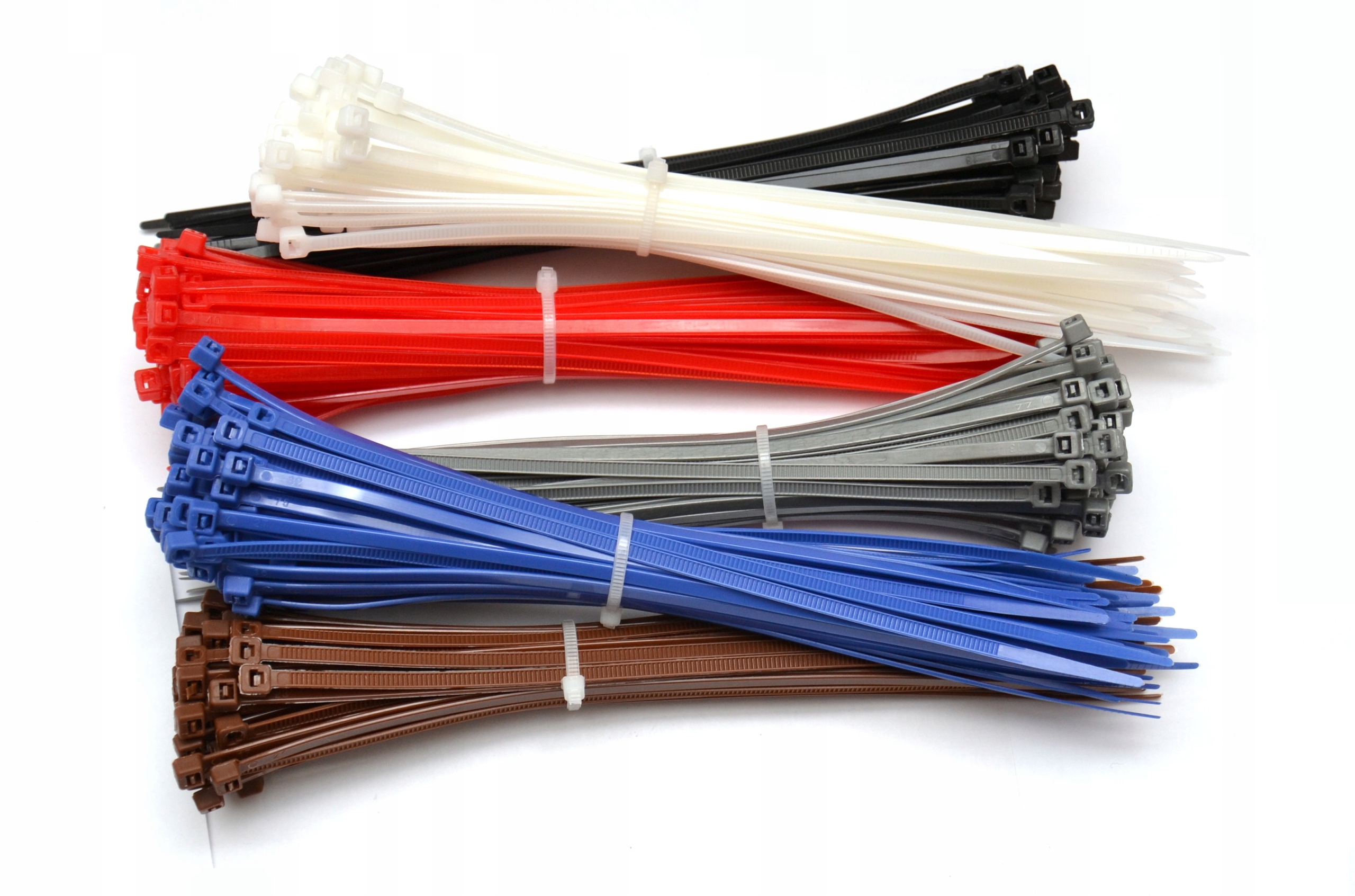 OPASKI ZACISKOWE TRYTKI 4 8X450 KOLOROWE600SZT