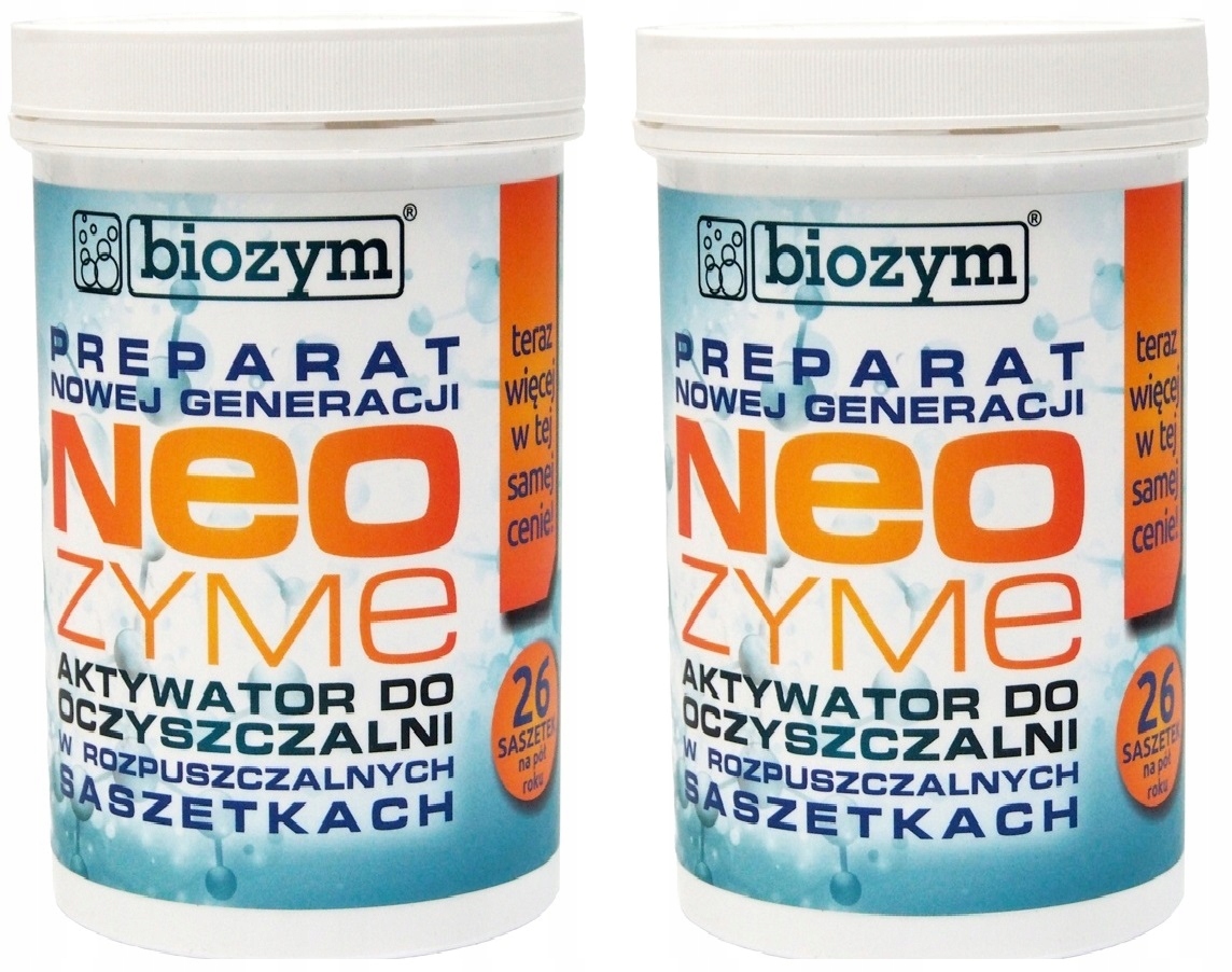 

Neozyme 52 szt. Bakterie Do Oczyszczalni Na Rok