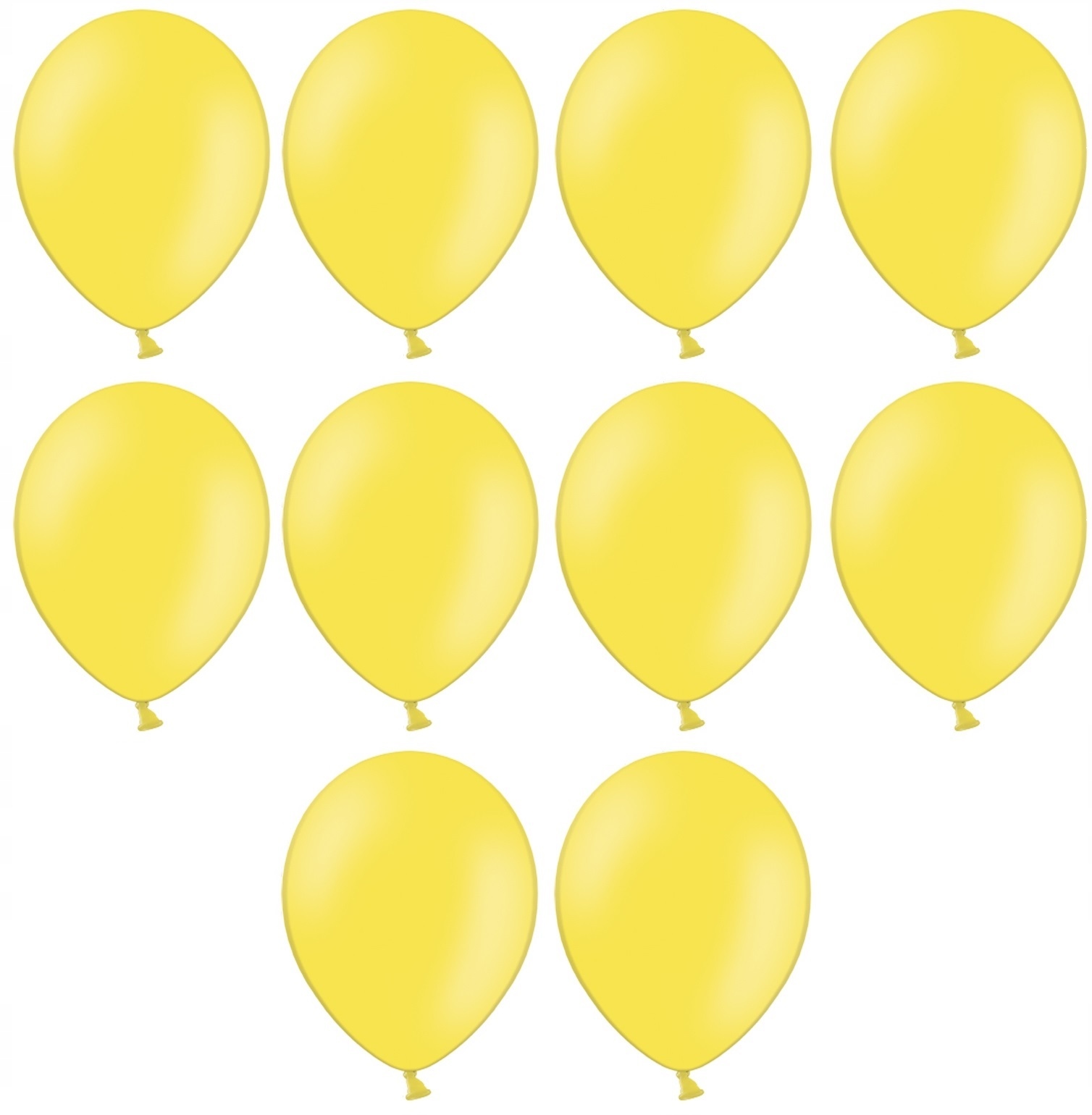 

Balony Żółte 36cm Pastelowe 10szt na ślub urodziny
