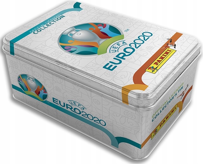 EURO 2020 KARTY PIŁKARSKIE 2 PUSZKA ALBUM 100 KART Szerokość produktu 20 cm