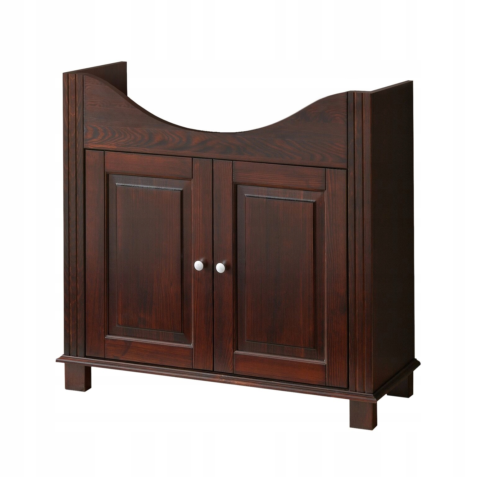 SZAFKA ŁAZIENKOWA DREWNO POD UMYWALKĘ 85 CM RETRO