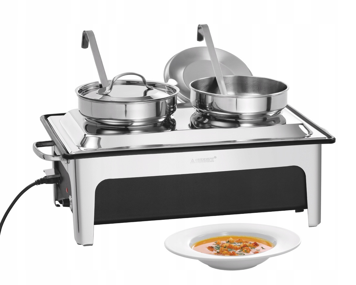 PODGRZEWACZ STOŁOWY ELEKTRYCZNY NA ZUPĘ 2x4L 2,2kW EAN (GTIN) 4015613370040