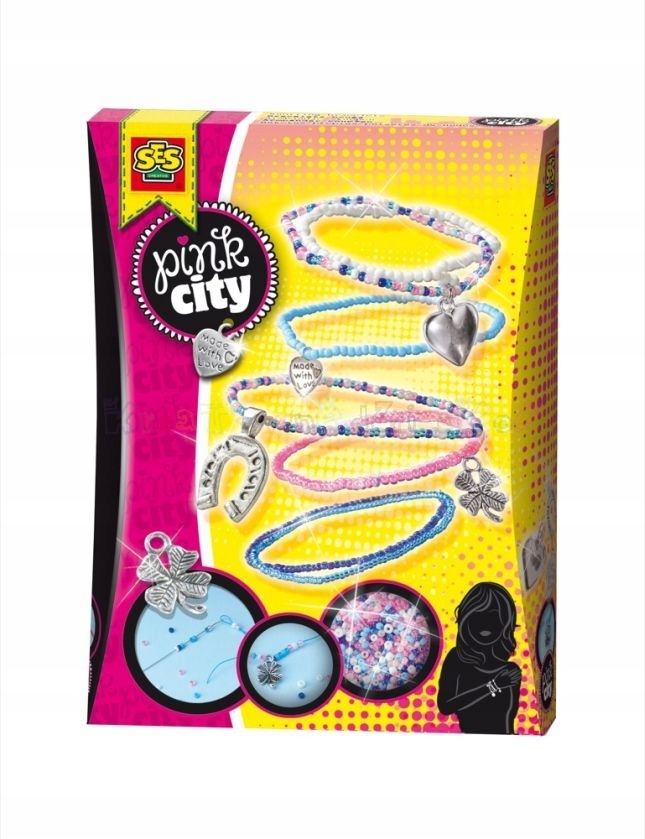 

Ses Pink City Bransoletki Charm