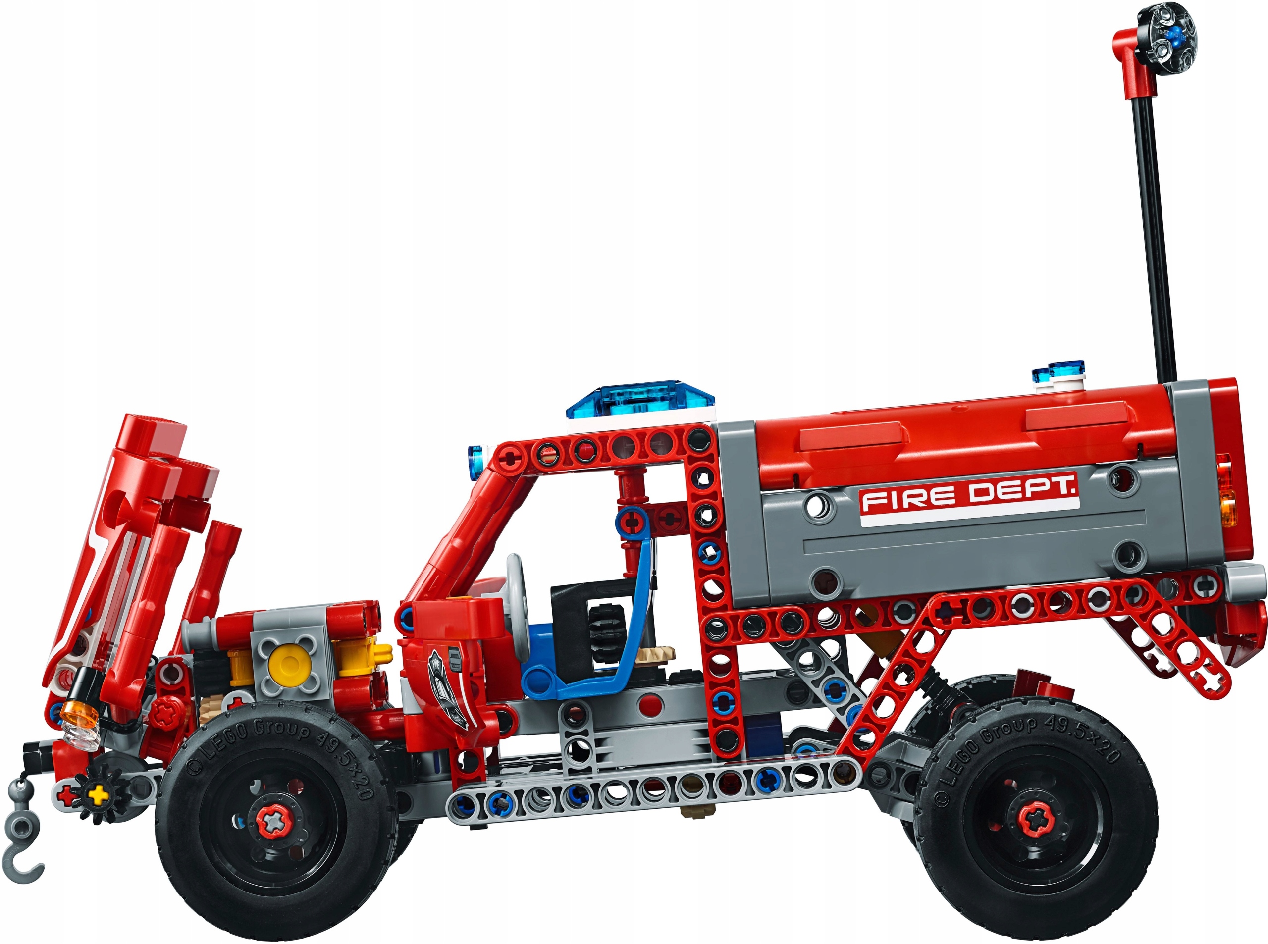 LEGO TECHNIC 42075 STRAŻ POŻARNA 2W1 FORMUŁA STRAŻ Płeć chłopcy