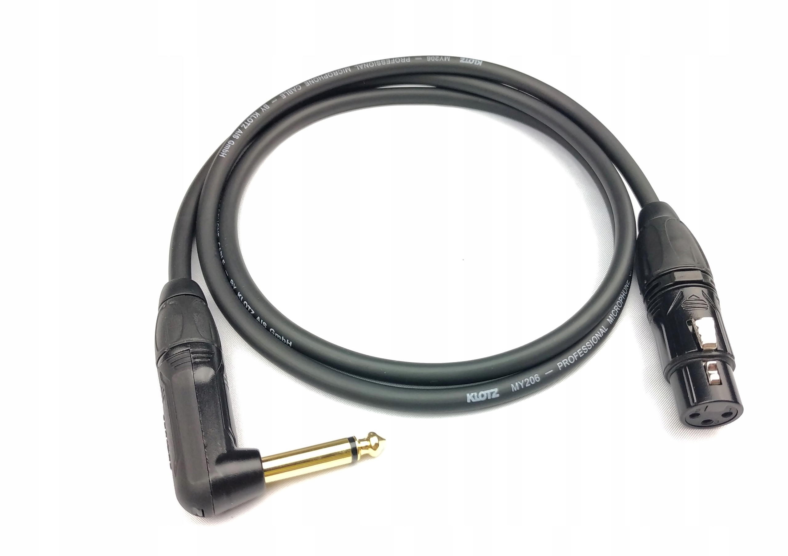 

Klotz MY206 Kabel mikrofonowy Xlr Jack Roxtone 1m