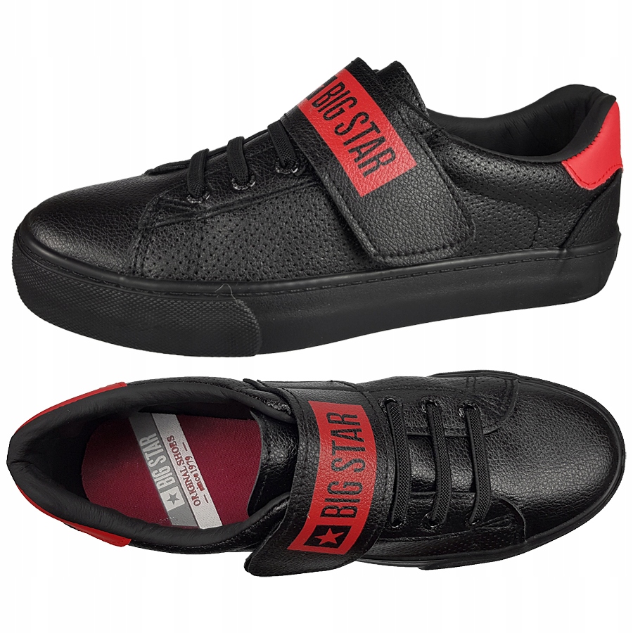 

Buty Big Star - trampki damskie czarne DD274391 38