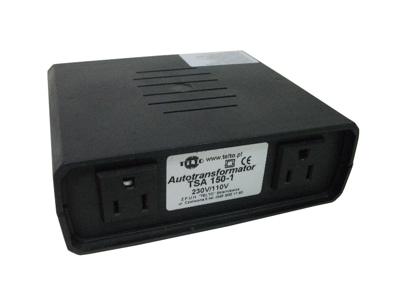 Transformator 150W 230V/110V 2 GNIAZDA TSA 150-1-2