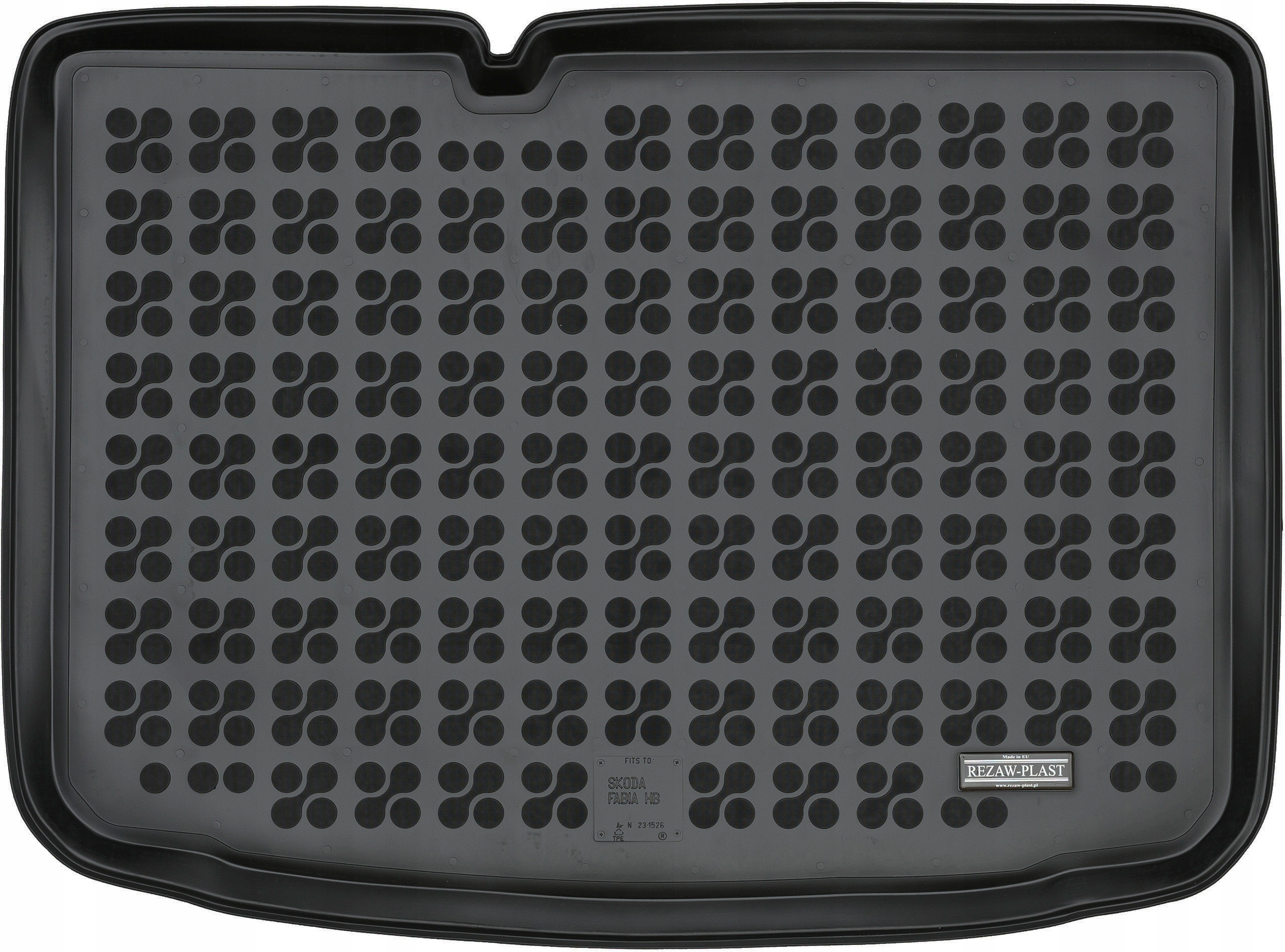 Mata bagażnika GUMOWA SKODA FABIA III HB 2014-21