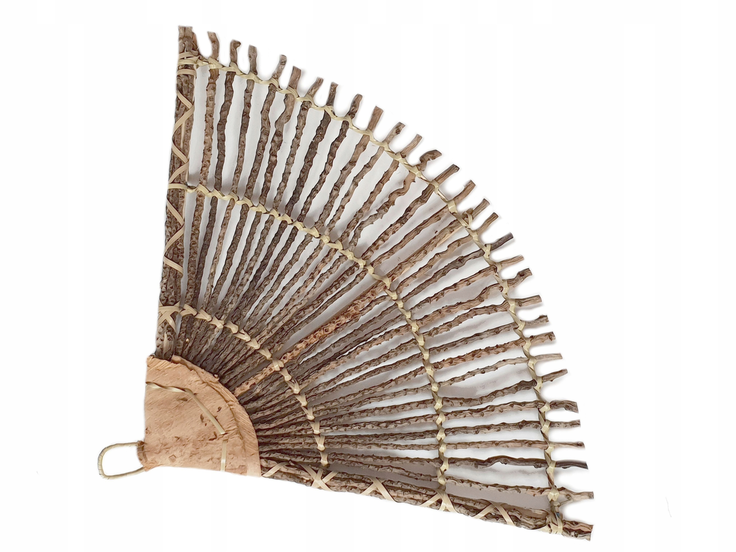 

duży Wachlarz do kompozycji kokosowe gałązki 31cm