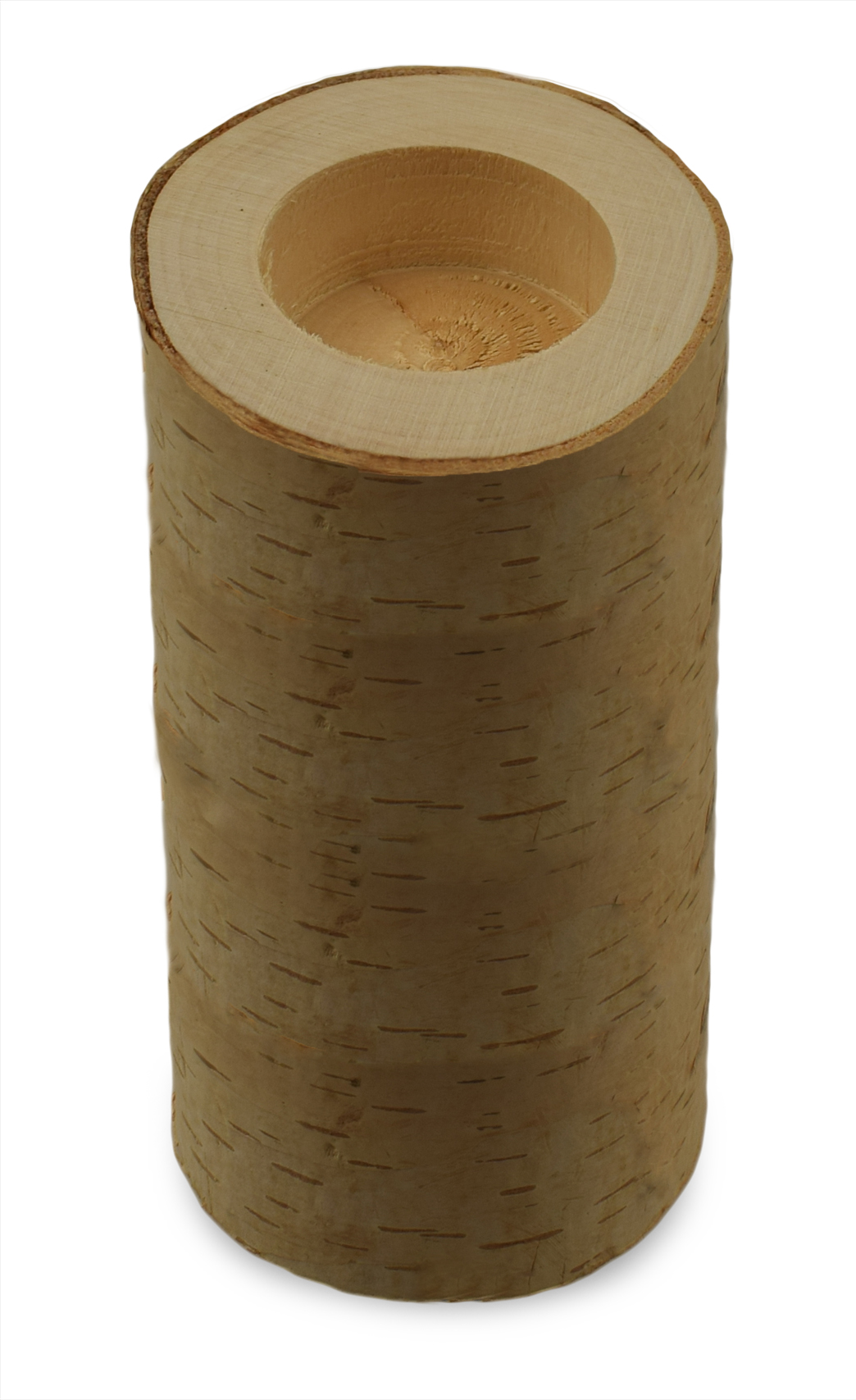

Świecznik drewniany z brzozy na tealighty 15 cm