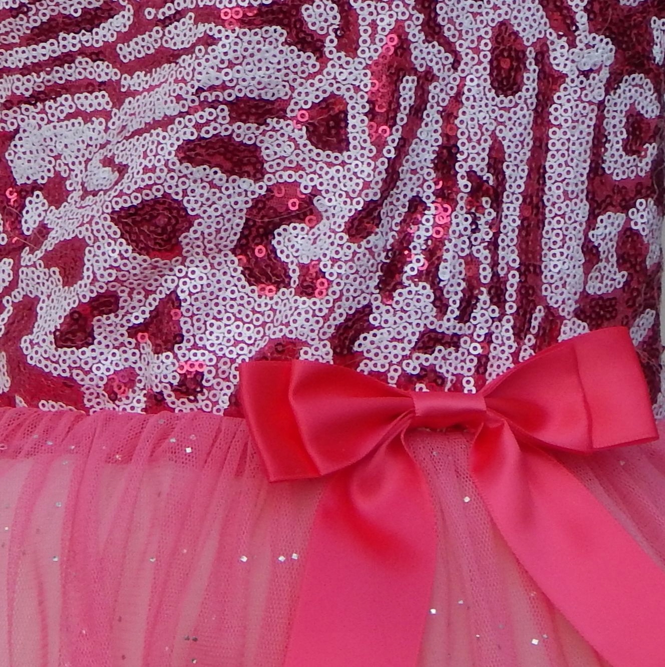 sukienka TUTU taniec DISCO CEKINY SK944 116cm Płeć dziewczynki