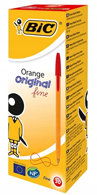 

Długopis Biurowy Bic Orange Czerwony 20szt Paczka