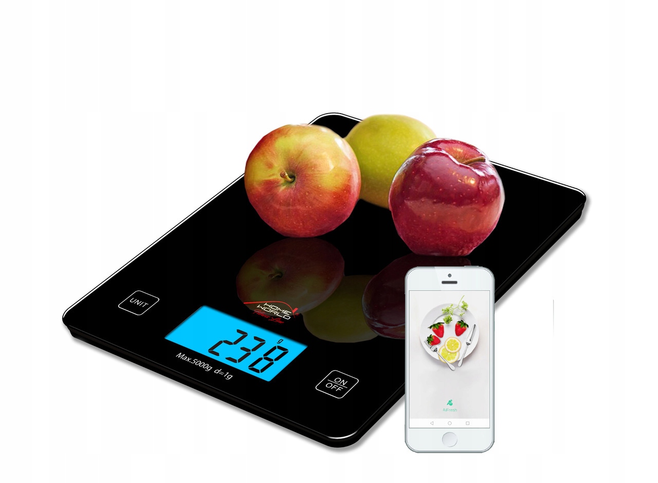 

Waga Kuchenna Elektroniczna Bluetooth LCD 5kg