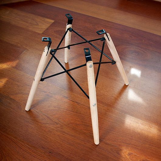 Zestaw STÓŁ 80 x 80 + 4 KRZESŁA BIAŁE nowoczesne! Wysokość krzesła 82 cm