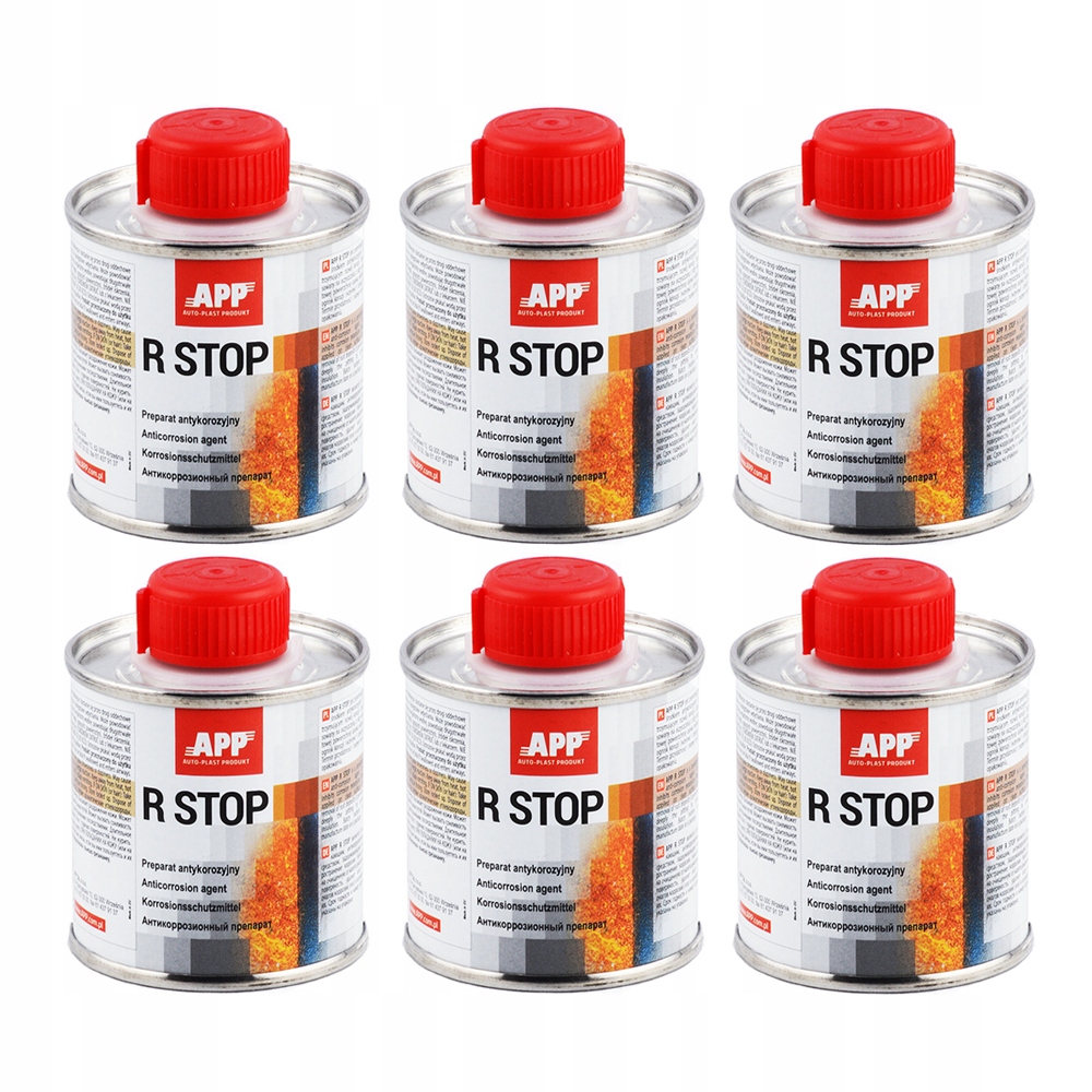 6 x APP R STOP ANTYKOROZYJNY na rdze odrdzewiacz