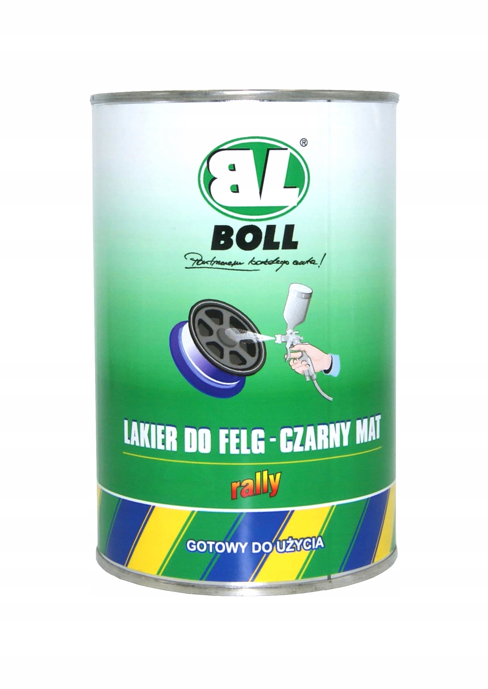 Lakier do felg Boll czarny mat 1l