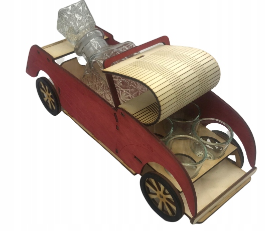 

Zestaw Garbus Karafka Kieliszki prezent 18 20 30