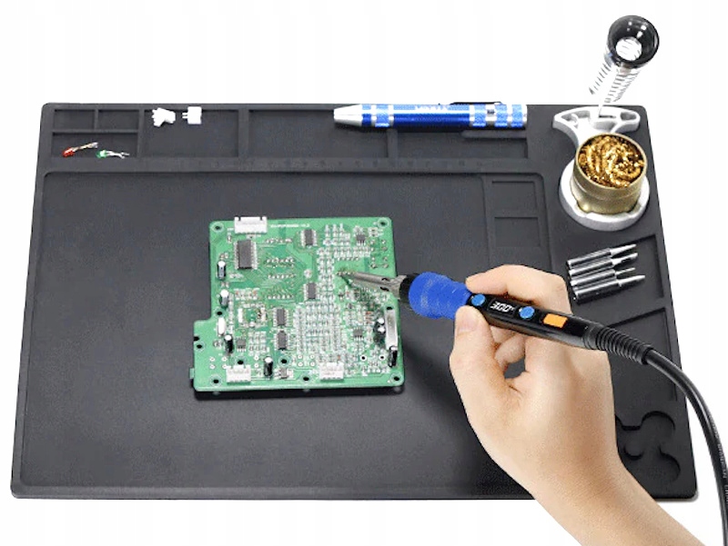 Mata silikonowa organizer 35x25cm ODPORNA do 530°C