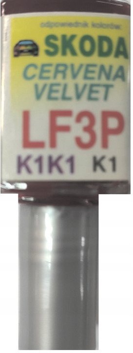 

Skoda LF3P K1K1 Red Velvet Lakier Zaprawka Do Rys