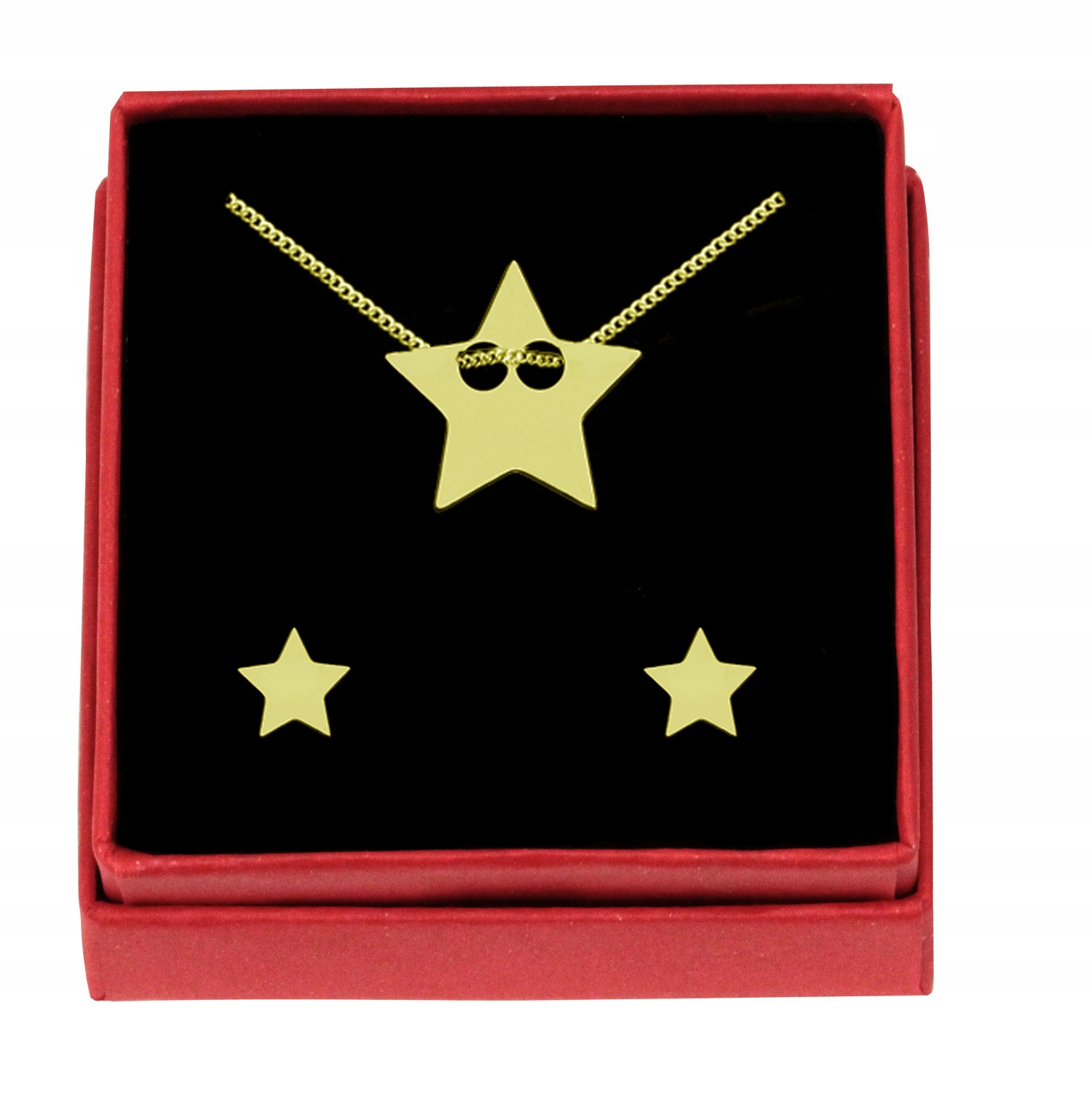 

Komplet Celebrytka Gwiazda Gwiazdka Stars Srebro