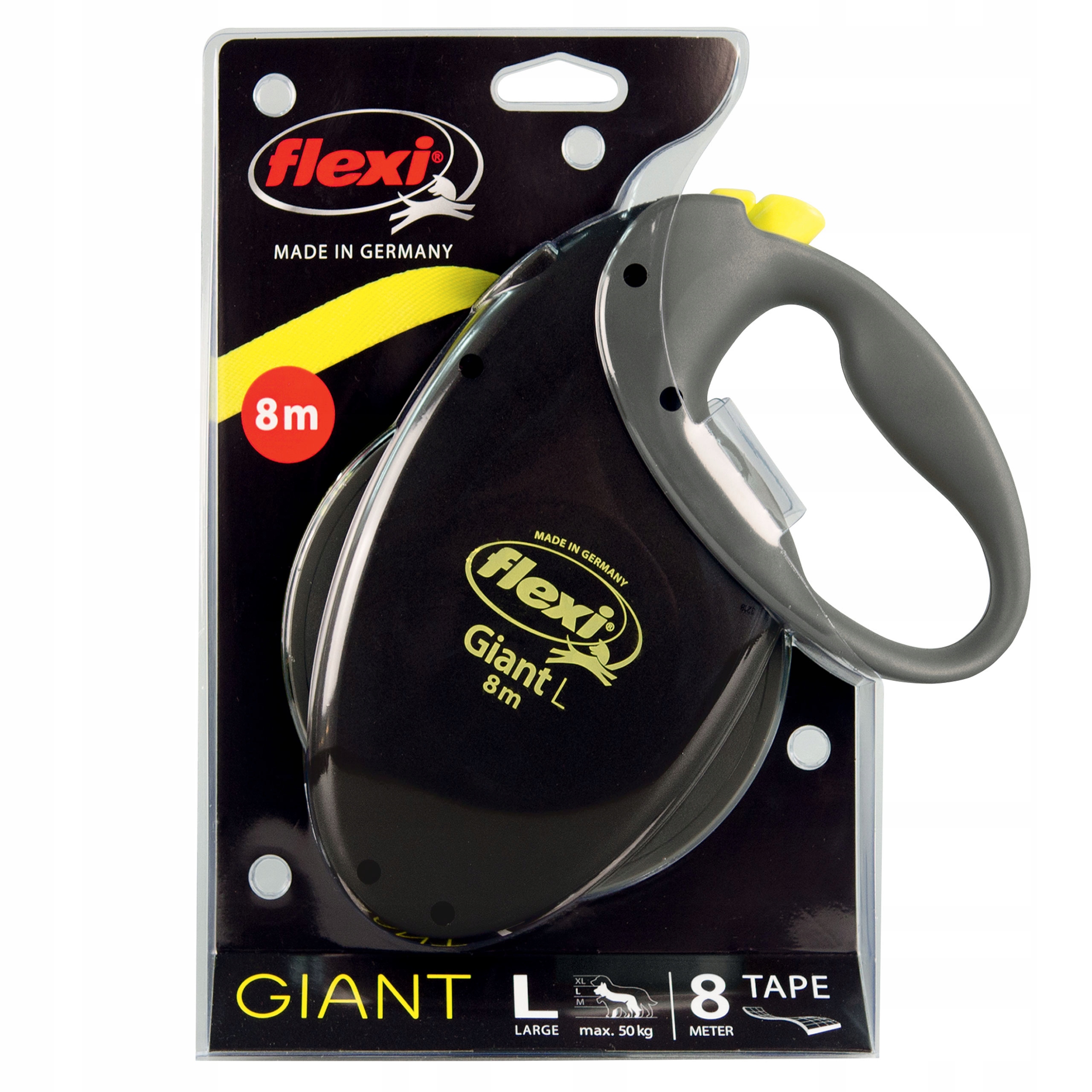 

Flexi Giant Neon taśma L 8m smycz dla psa do 50kg