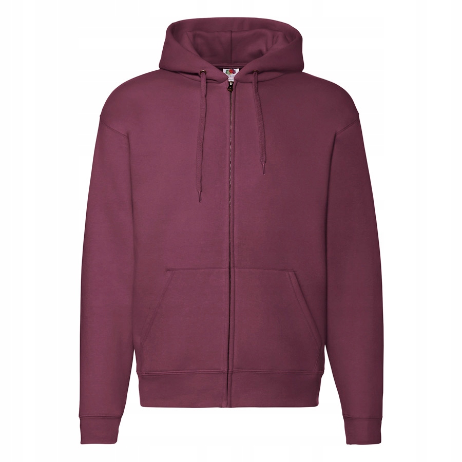 

Bluza rozpinana męska Fruit Premium, burgund XXL