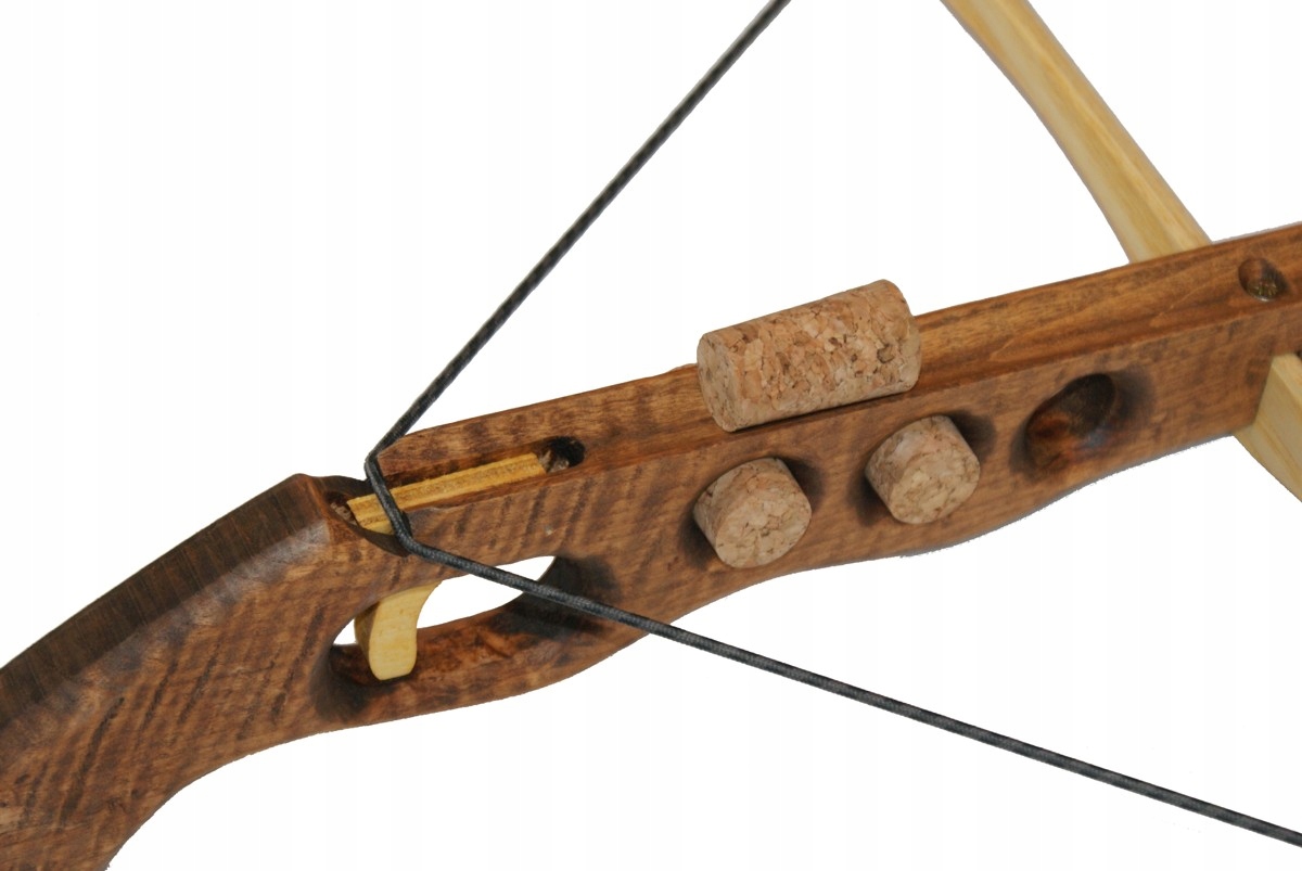Kusza drewniana (nie łuk) mała 3 korki EAN (GTIN) 5901531812351