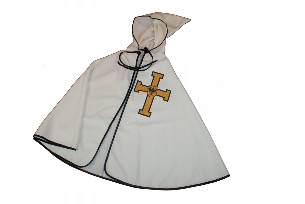 

Strój rycerza krzyżak płaszcz krzyżacki dł. 77 cm