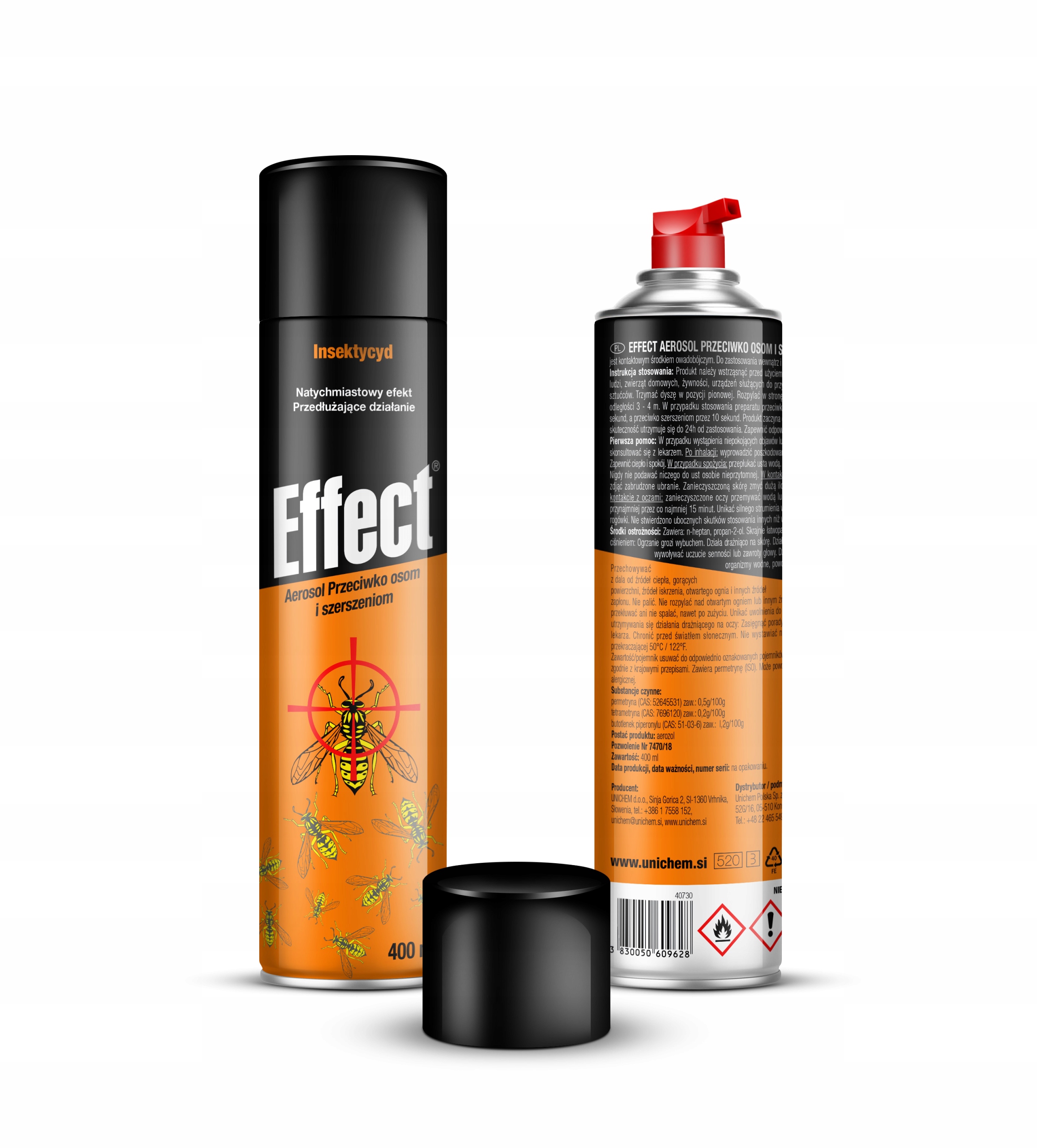 

2x Środek Spray Na Szerszenie Osy Gniazda 400ml
