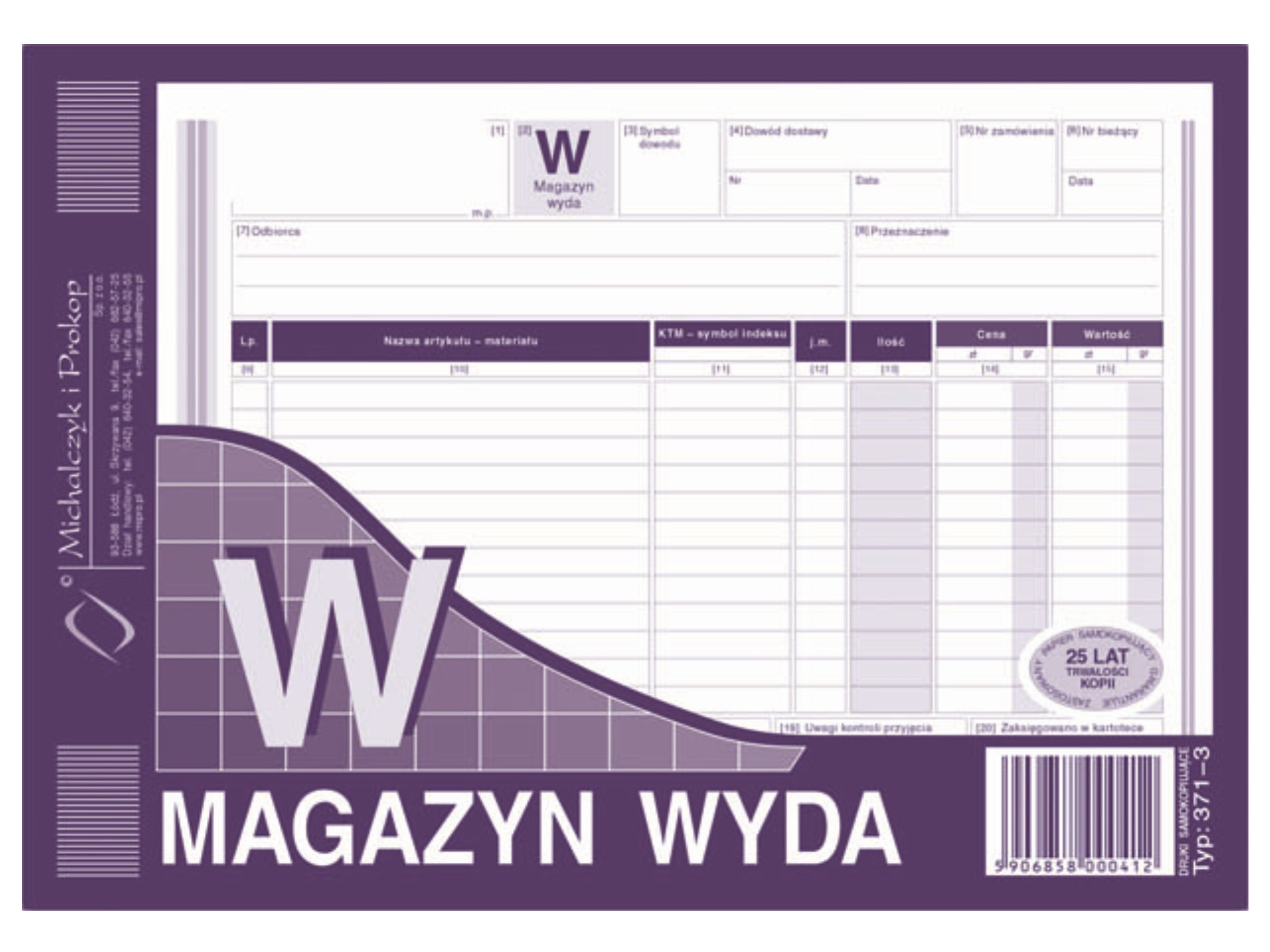 

Druk Magazyn wyda W Mipro Michalczyk A5 371-3