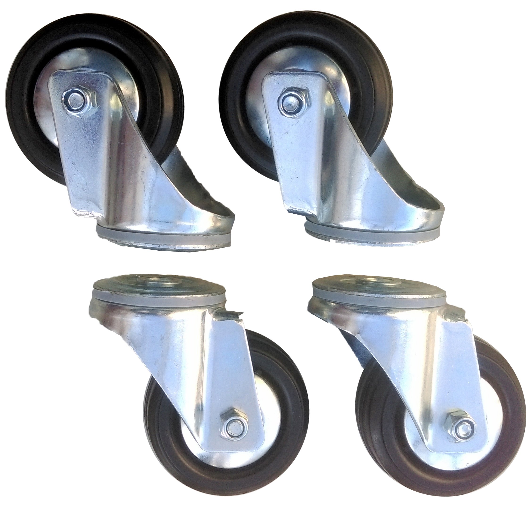 Sada kol 4 ks 80 mm 300 Kg Otočná Kola