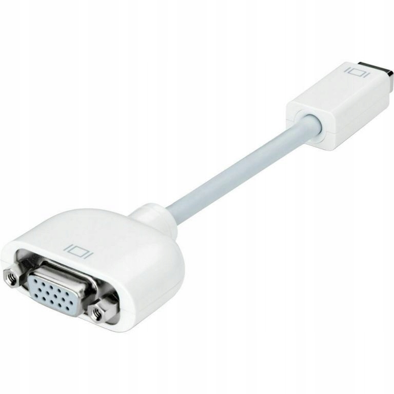 Adapter Mini DVI do VGA MiniDVI Kabel Macbook Mac Zastosowanie MiniDVI