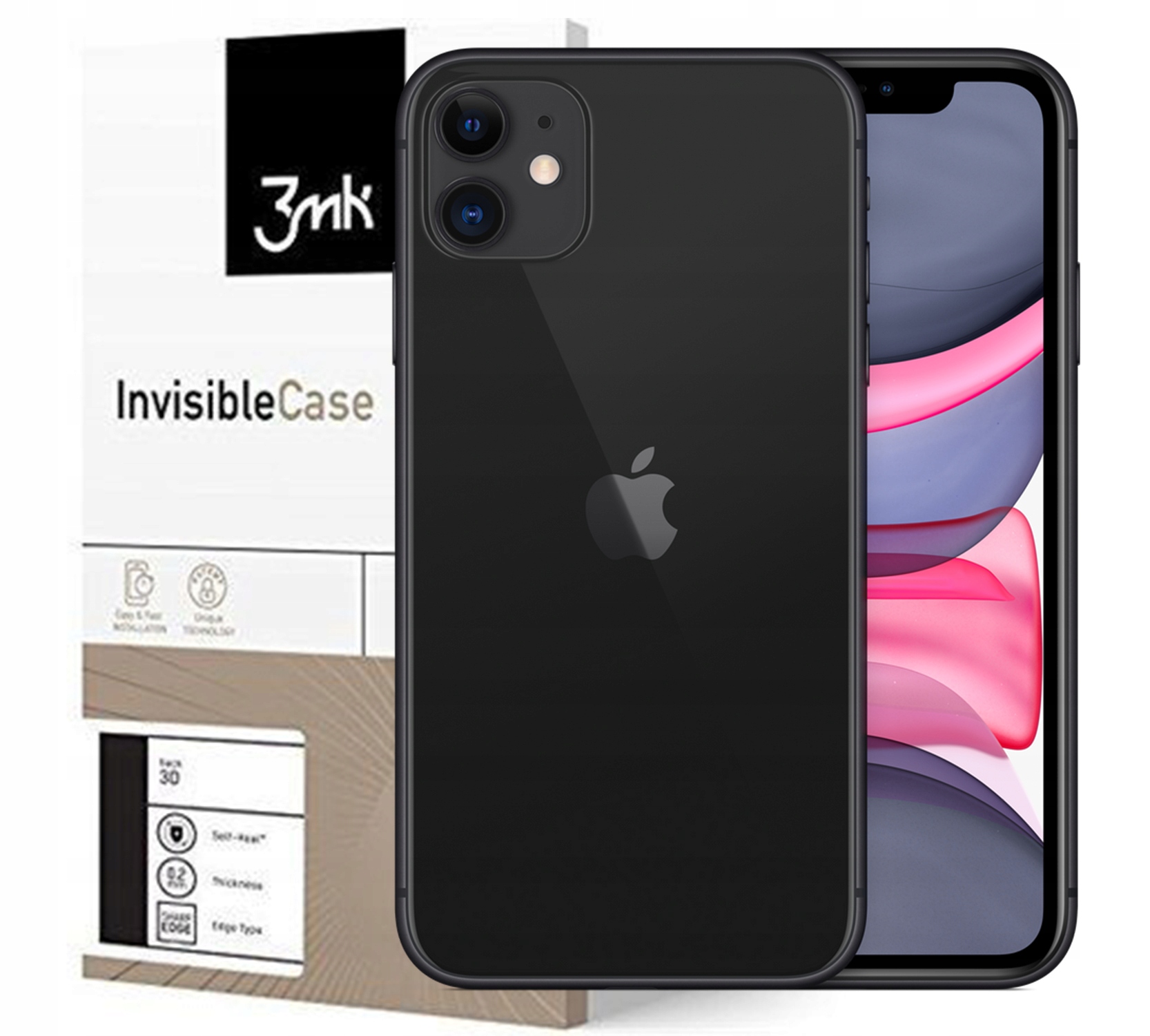 

3MK InvisibleCase do iPhone 11 Folia Tył Boki