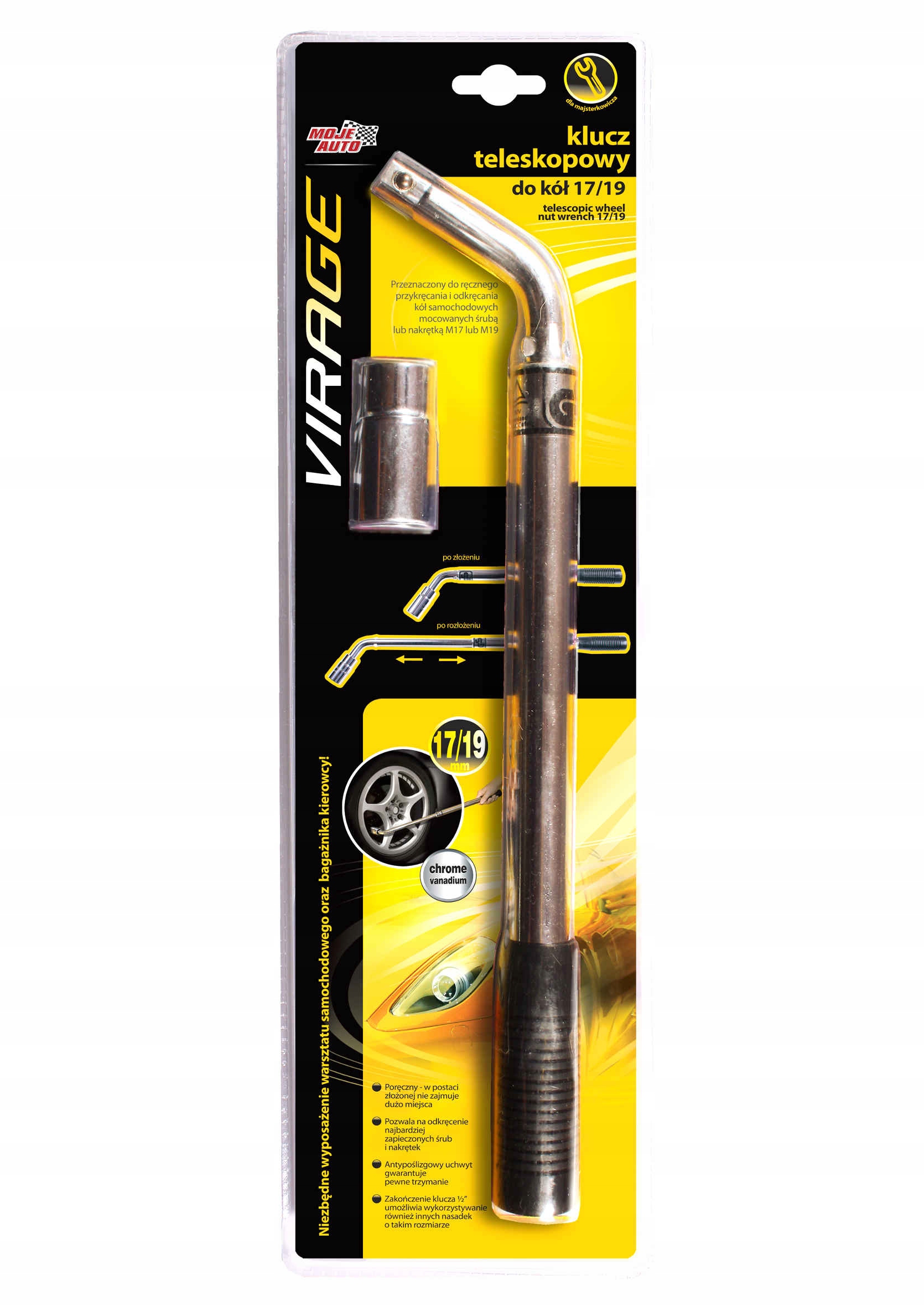 

Virage Klucz Do Kół Teleskopowy 17/19 MM