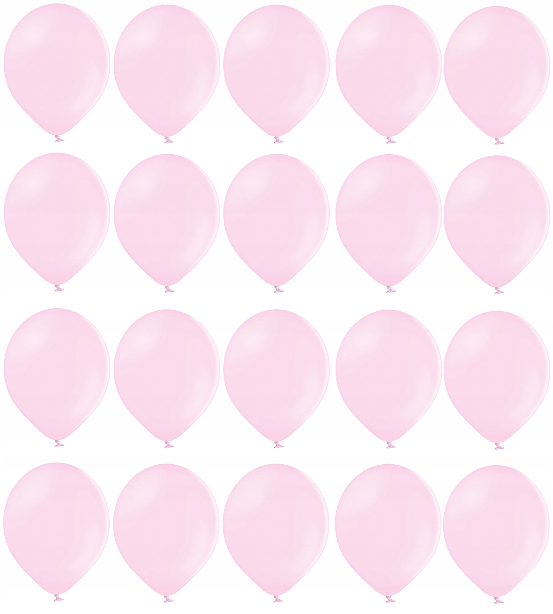 

Balony Pastel Soft Pink 25cm 20szt ślub urodziny