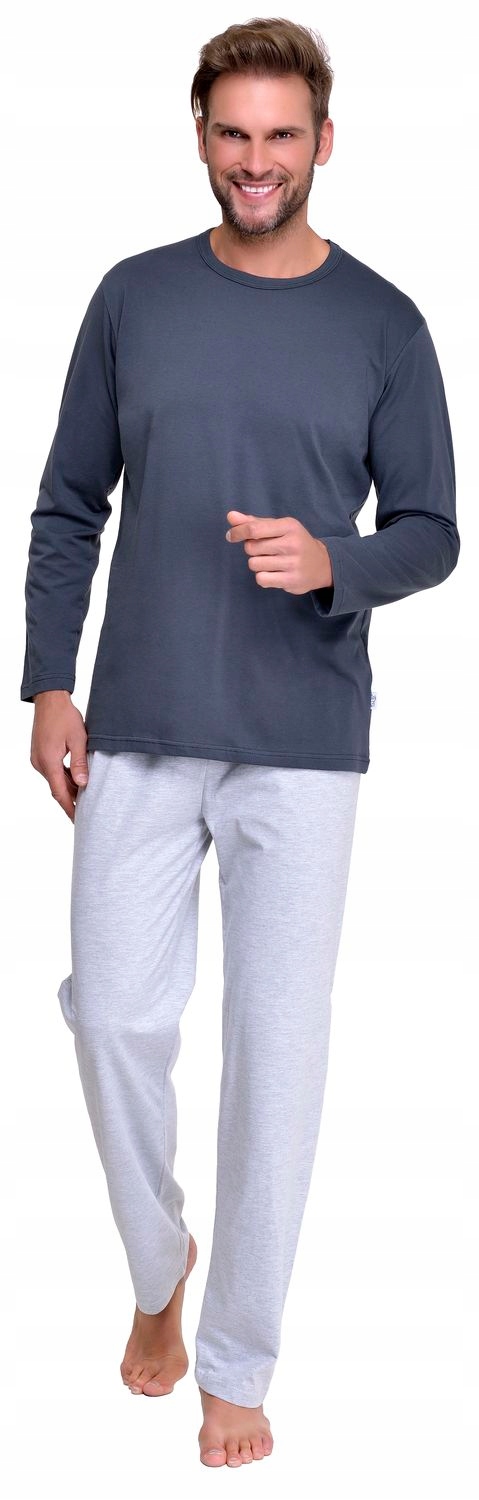 BAWEŁNIANA JEDNOLITA GŁADKA PIŻAMA MĘSKA XXXL Marka Taro