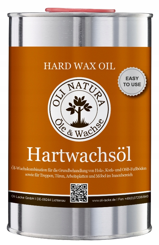 Oli-Natura Hartwachsol olej do blatów 2,5 L Natur