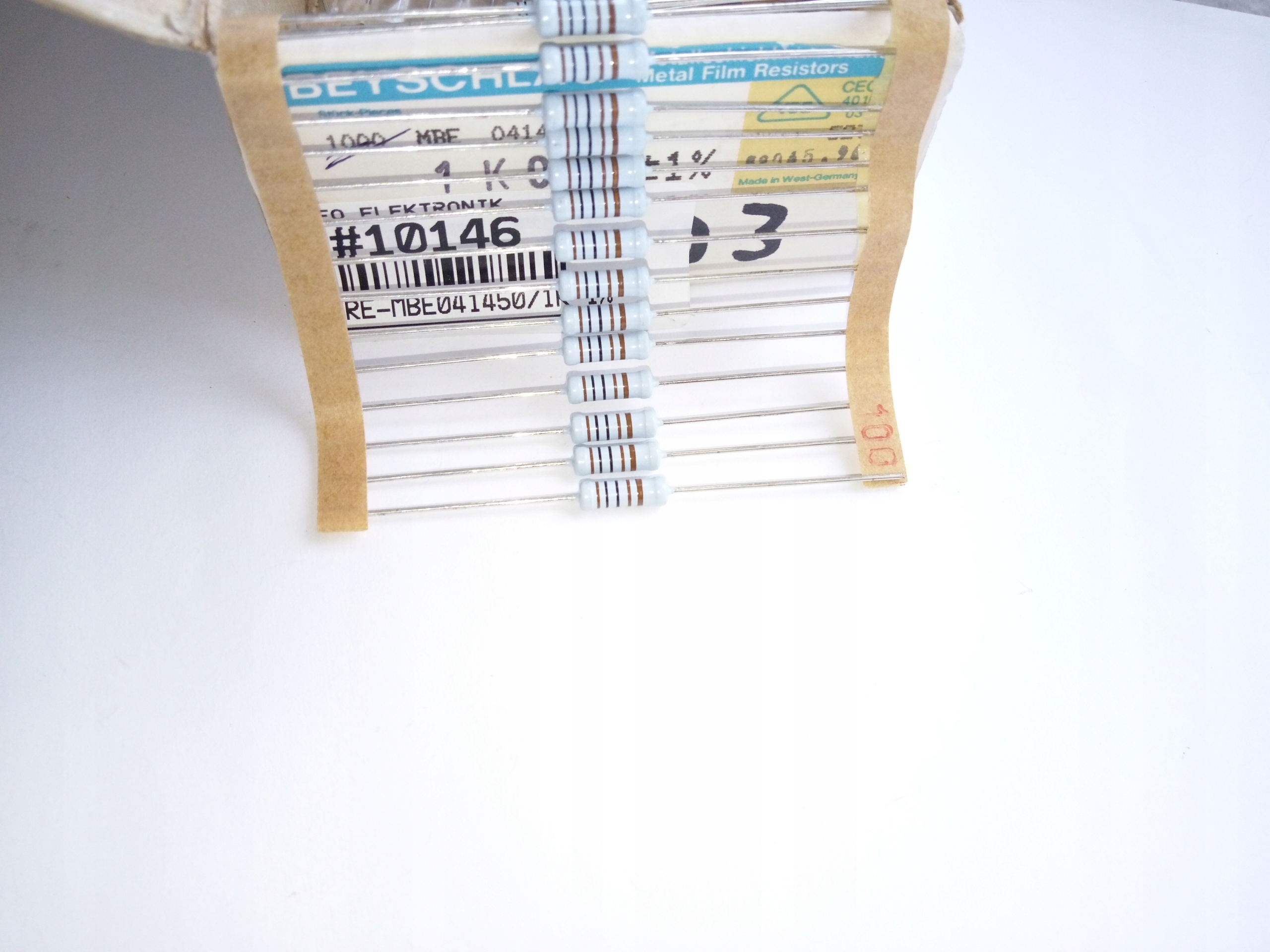 [10szt] Rezystor 1K 1W 1% MBE0414 low noise
