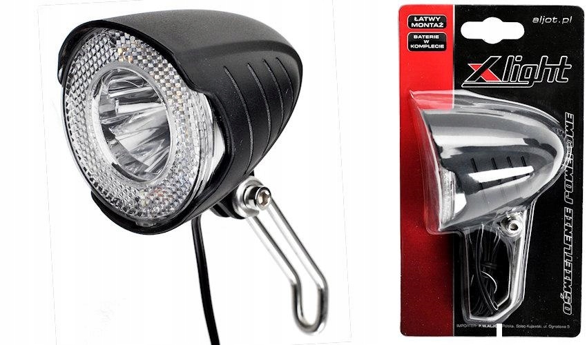 

Lampa Przód X-light Dynamo Z Podtrzymaniem XC-110C