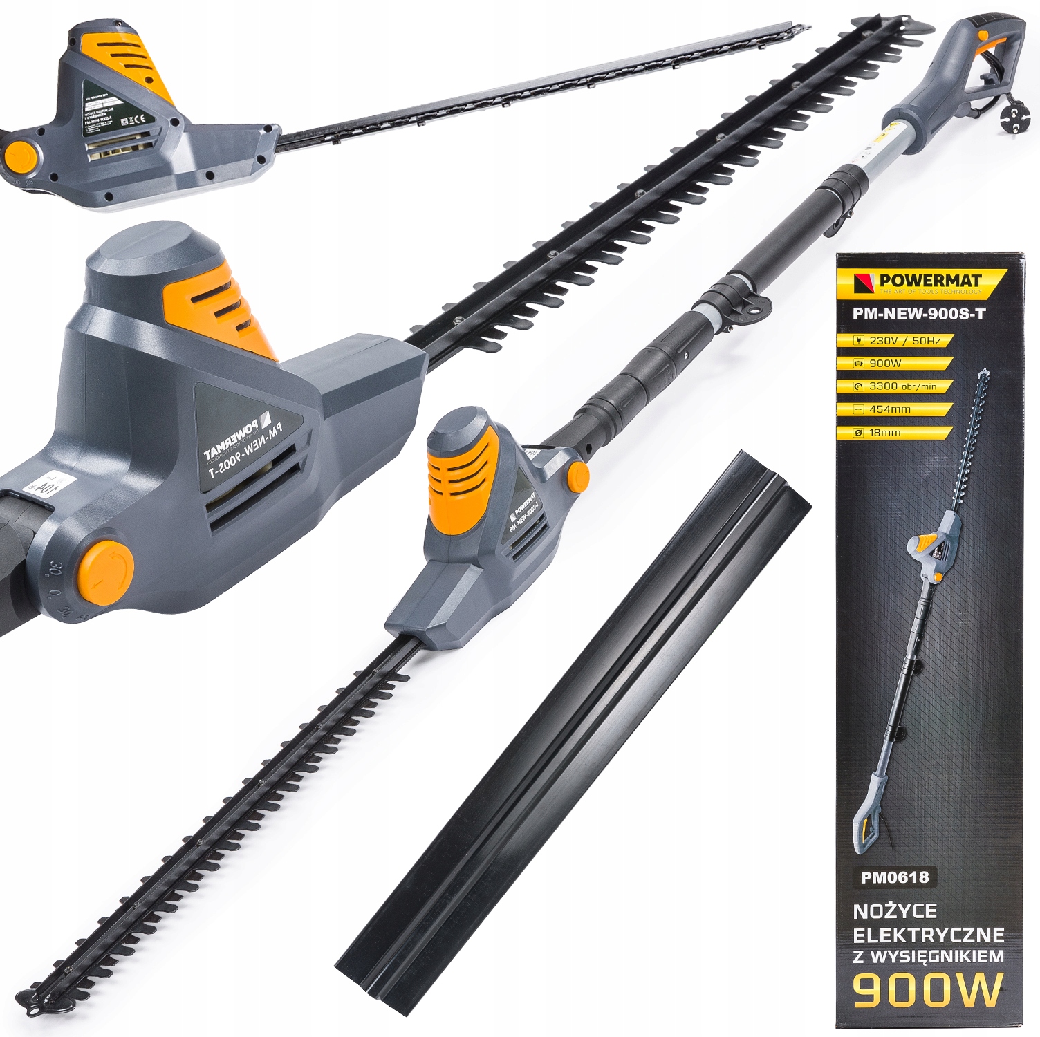 

Elektryczne nożyce do żywopłotu na wysięgniku 45CM