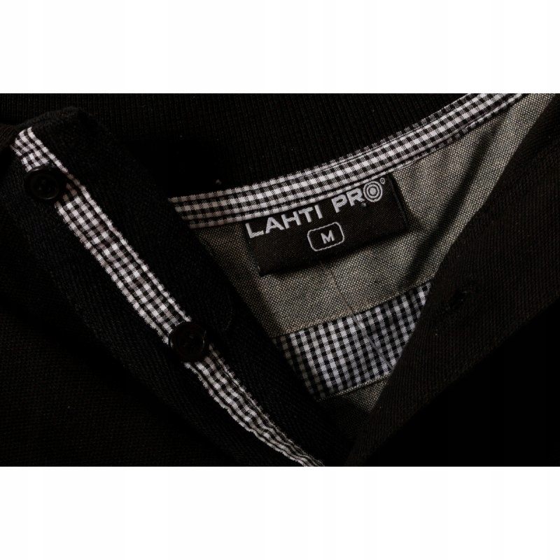 Koszulka Polo czarna BHP Lahti Pro 220g roz. M Sezon lato