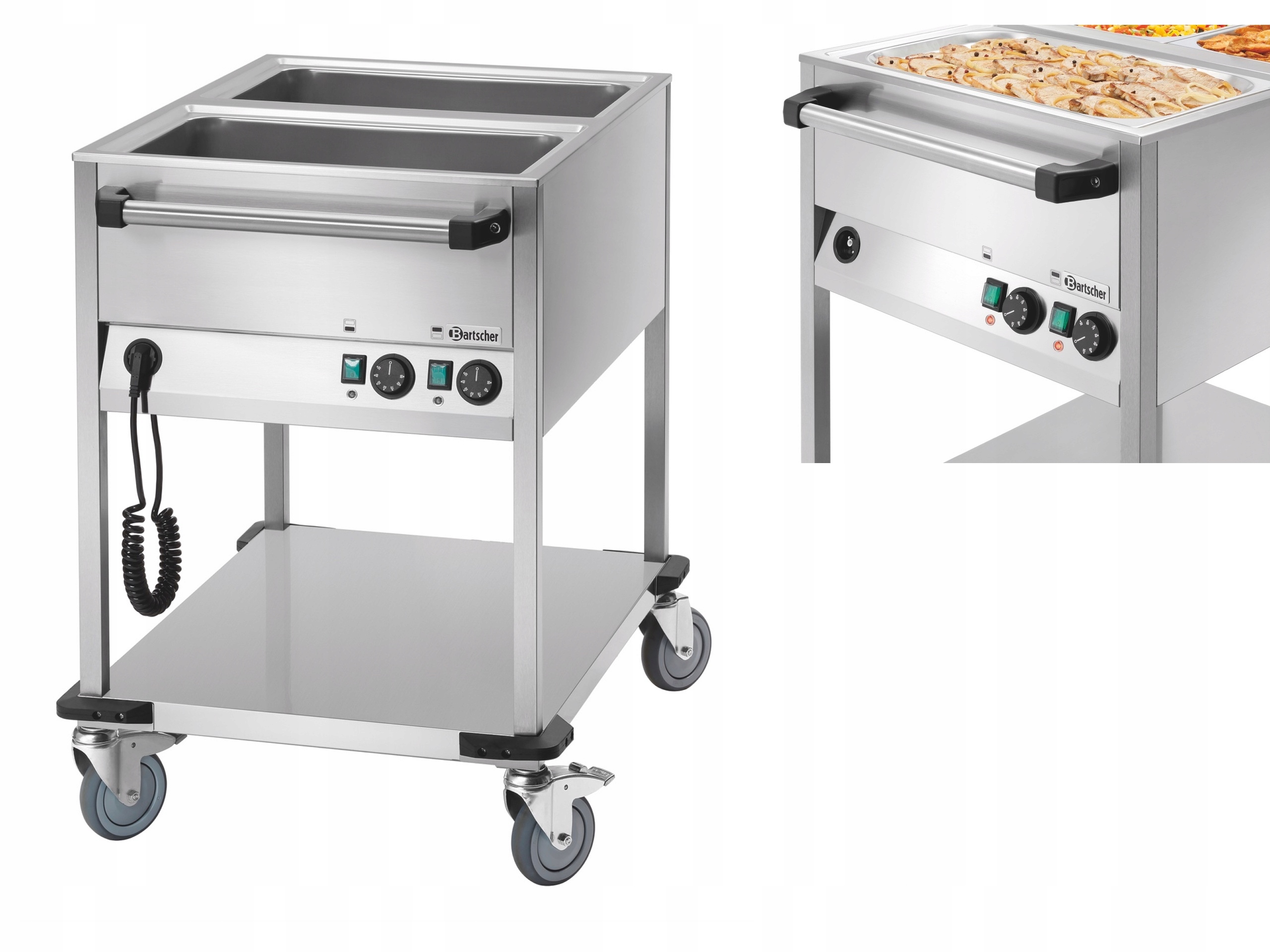 Vozík Na Výdej Potravin Bemar 2 x Gn 1/1 1400W