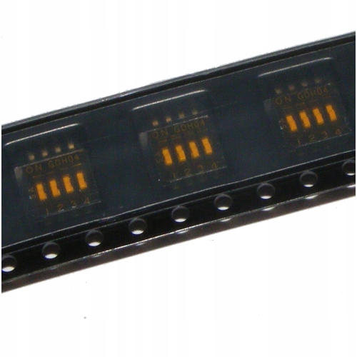 

Dip Switch Smd 1-1437590-6 GDH04 4 pozycje Te x10