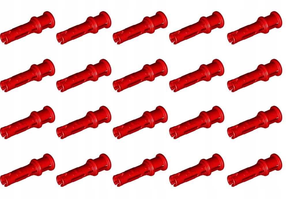 

Lego Technic Pin ze stopem 32054 czerwony 20 szt